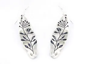 Unique silver earrings for woman designer jewelry for women