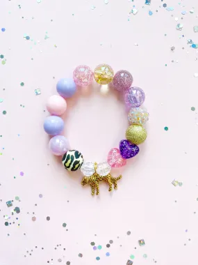 Valentine Leopard Charm Bracelet - Customizable