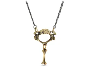 Vertebra & Bone Necklace - Bronze