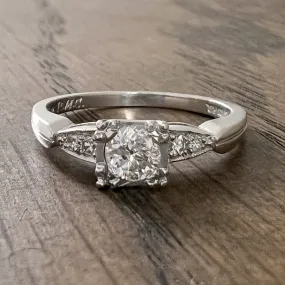 Vintage Engagement Ring, TRB 0.26ct.